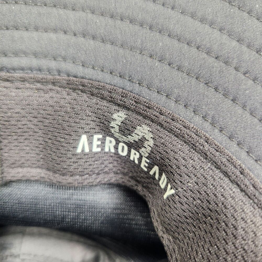 Adidas Aeroready Victory Bucket Hat Black Sun Protection Outdoor One Size Hiking - Picture 11 of 13